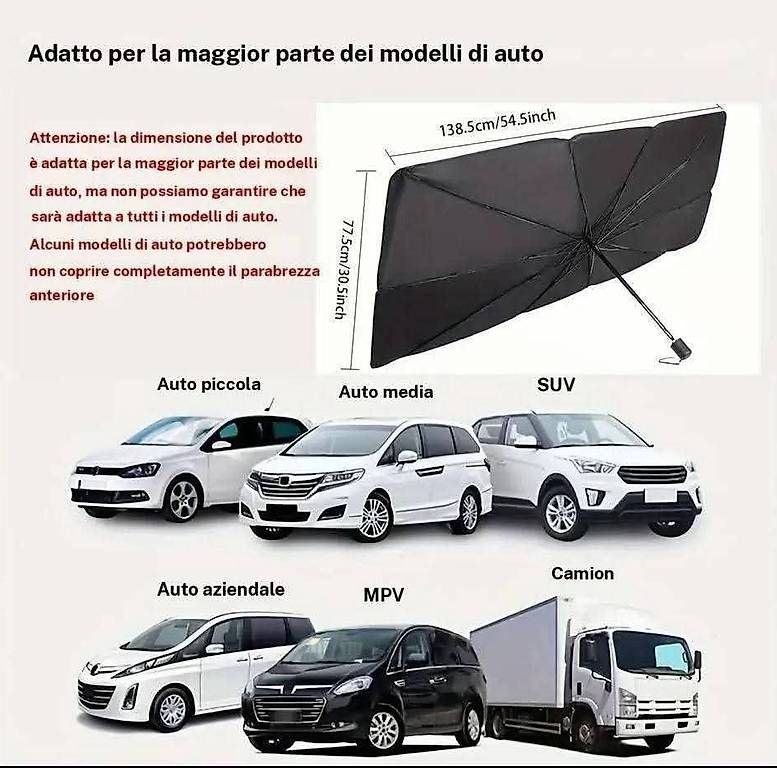 Ombrelloni: Ombrello parasole auto – Usato da Contone venduto da AnnaShop26 2