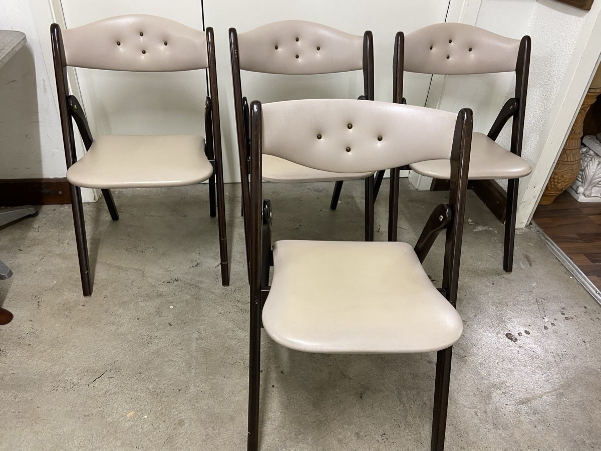 Sedie: Vintage Mid-Century Klappstühle 4stk – Usato da Dietikon venduto da brocki-eyra 6