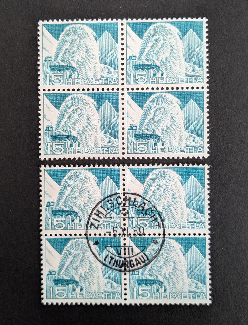 Tutti i francobolli: Briefmarkenblock Helvetia 1959 – Nuovo (secondo la descrizione) da Steinen venduto da Simonz
