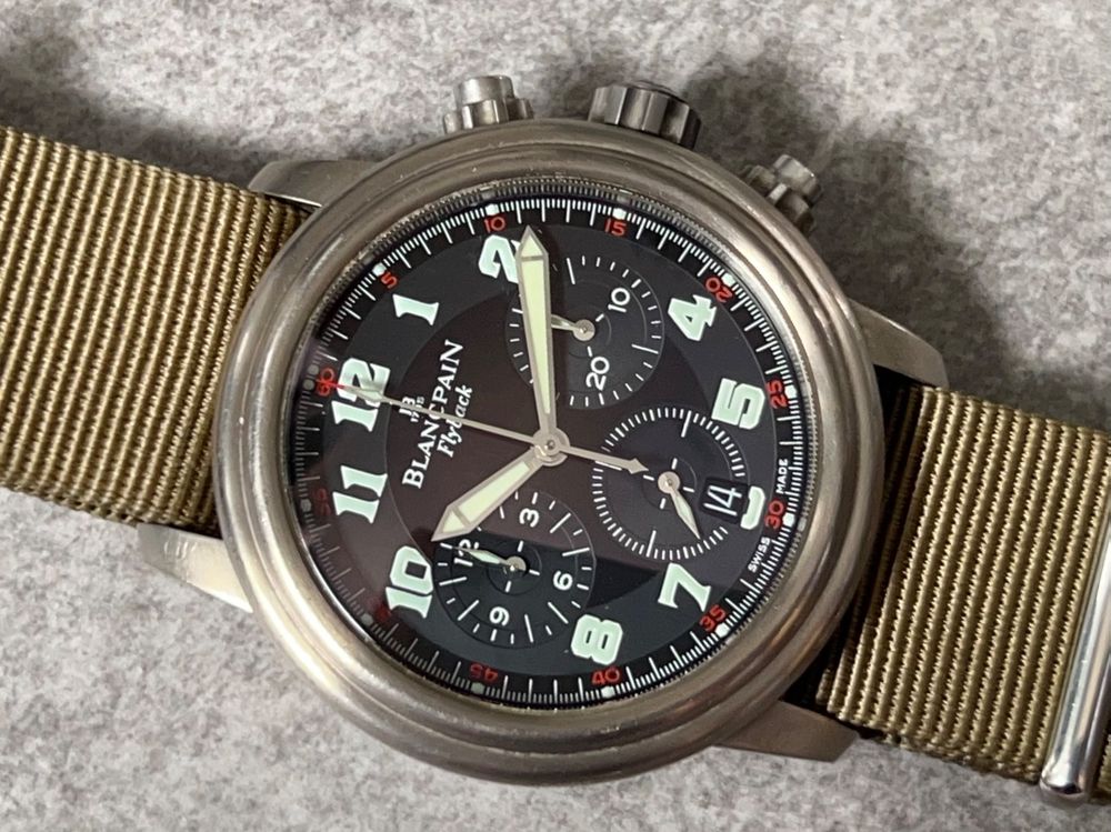 Blancpain Leman Flyback Chronograph 38mm Titanium Kaufen auf Ricardo