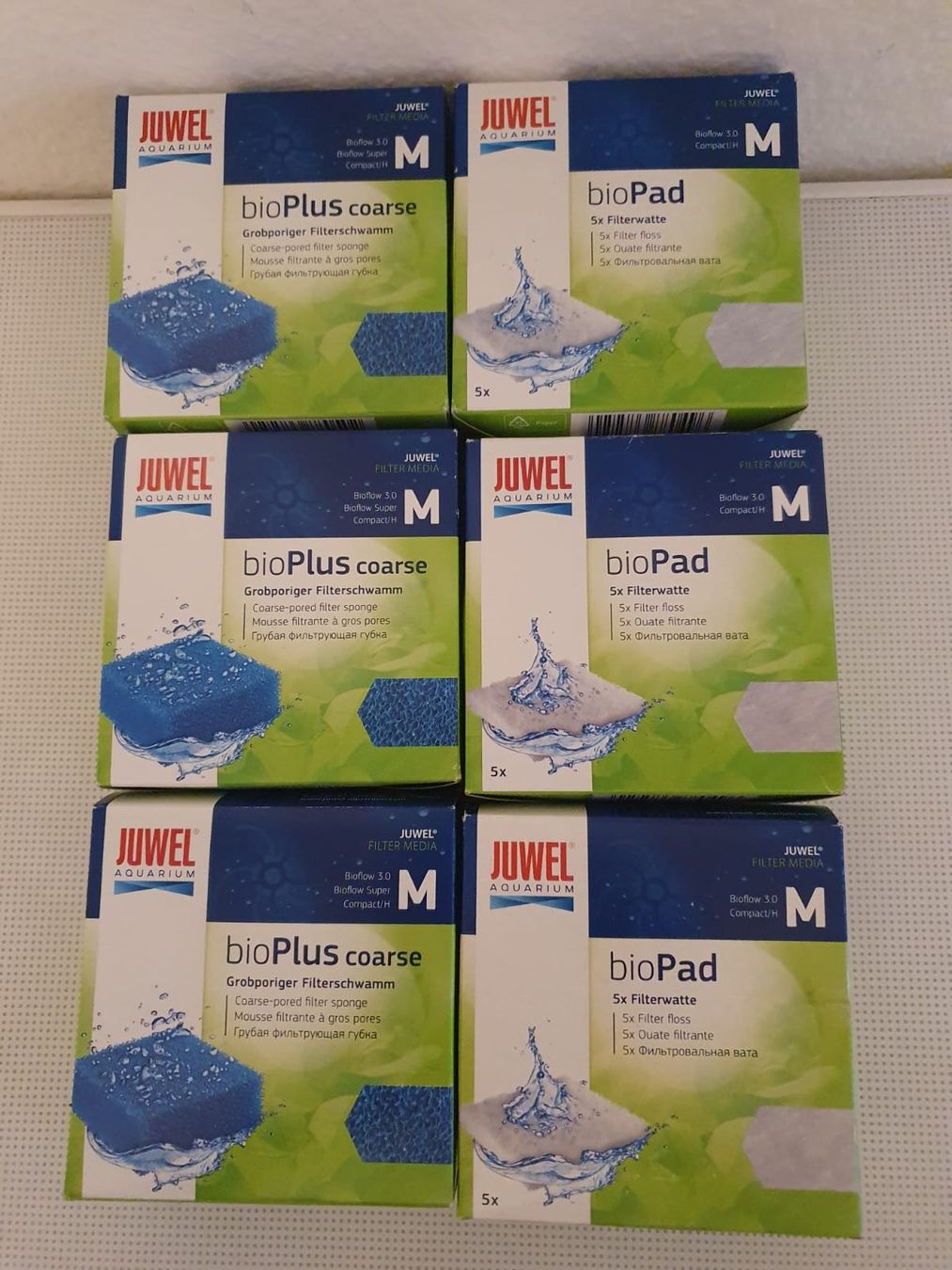 Juwel Filtri: JUWEL BioPad & BioPlus coarse Filterwatten – Nuovo e nell'imballaggio originale da Uzwil venduto da SuBo