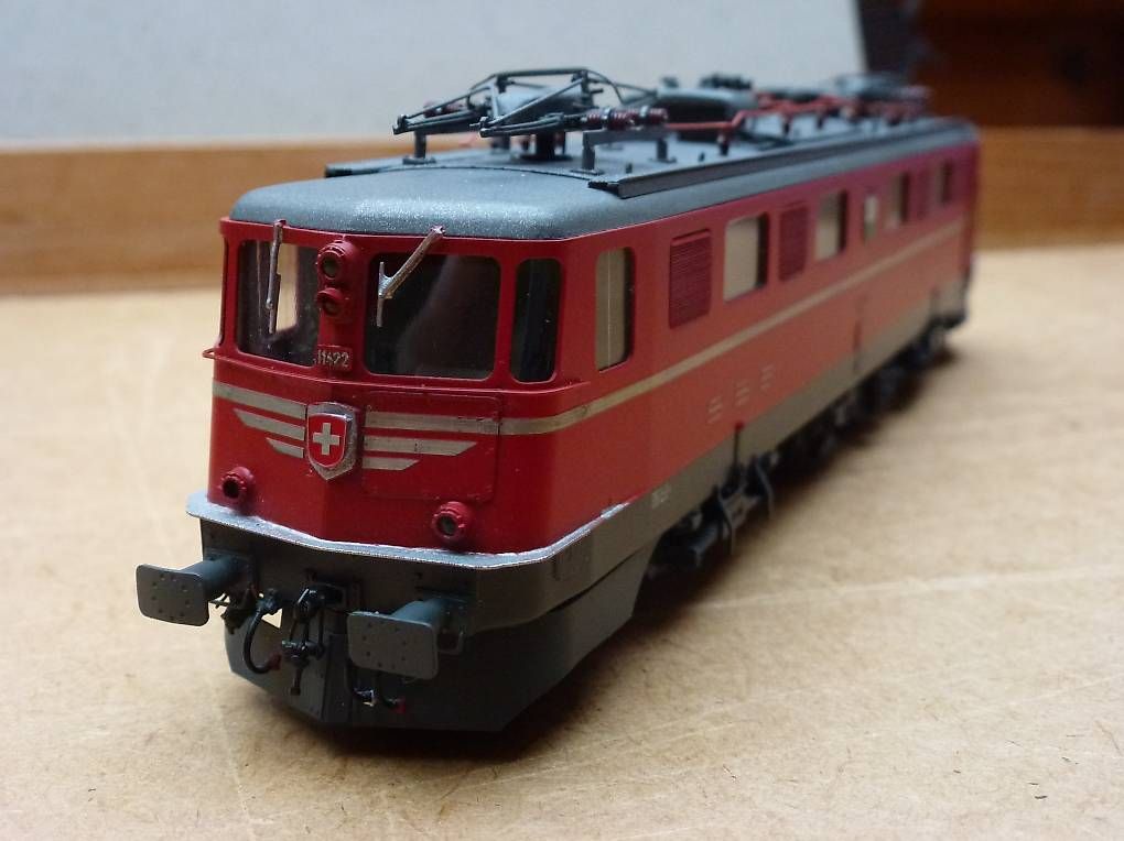 Lemaco Modellini di ferrovie: Lemaco 007 H0 SBB Ae 6/6 11422 Vaud – Usato da Birmensdorf ZH venduto da 8903ErichTittel 1
