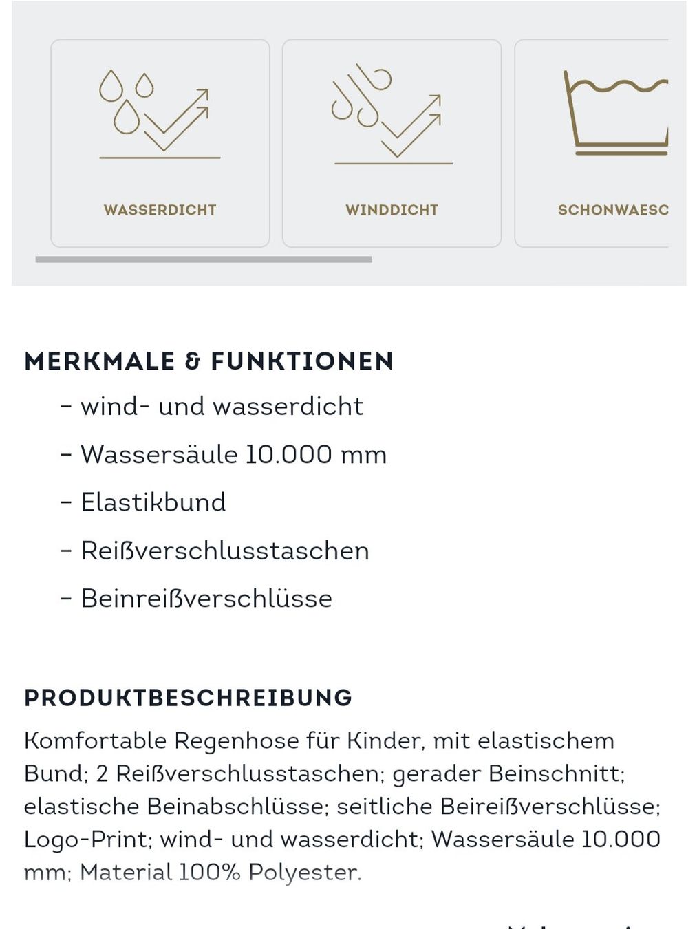 CMP Pantaloni: MÄDCHEN REGENHOSE VON CMP – Nuovo (secondo la descrizione) da Root venduto da LifestyleAccessoires 8