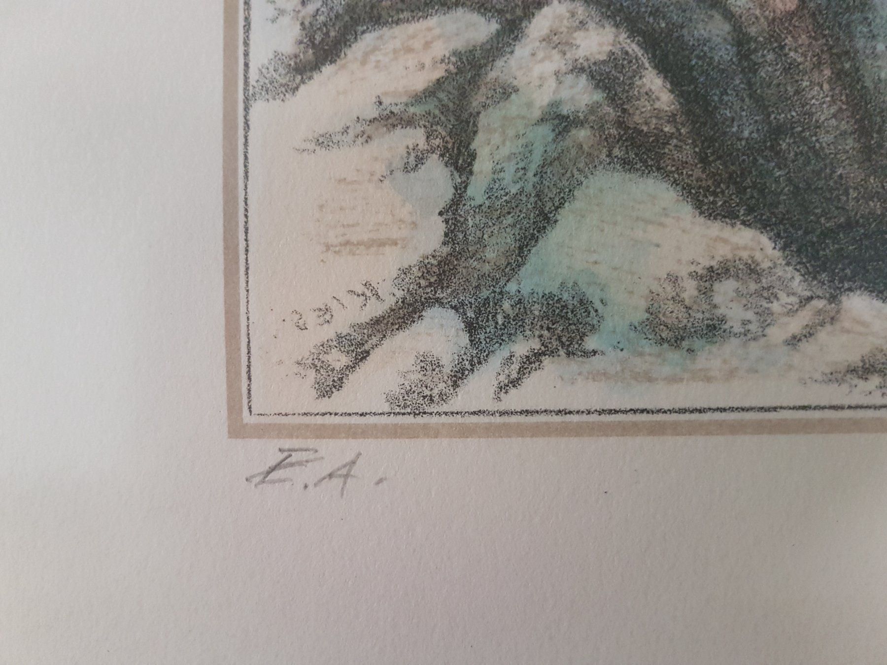 Grafica & Litografie: Ballone über Berg und See – Usato da Meikirch venduto da Bach24 2