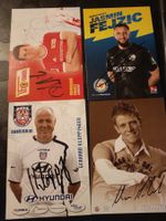 Bundesliga - 4 signierte Autogrammkarten - Set B4