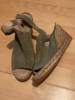 Keilabsatz Sandalen Royal Republic Olive Gr. 40, gebraucht