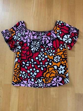 Desigual Sommer-Oberteil blumig farbig Gr.S