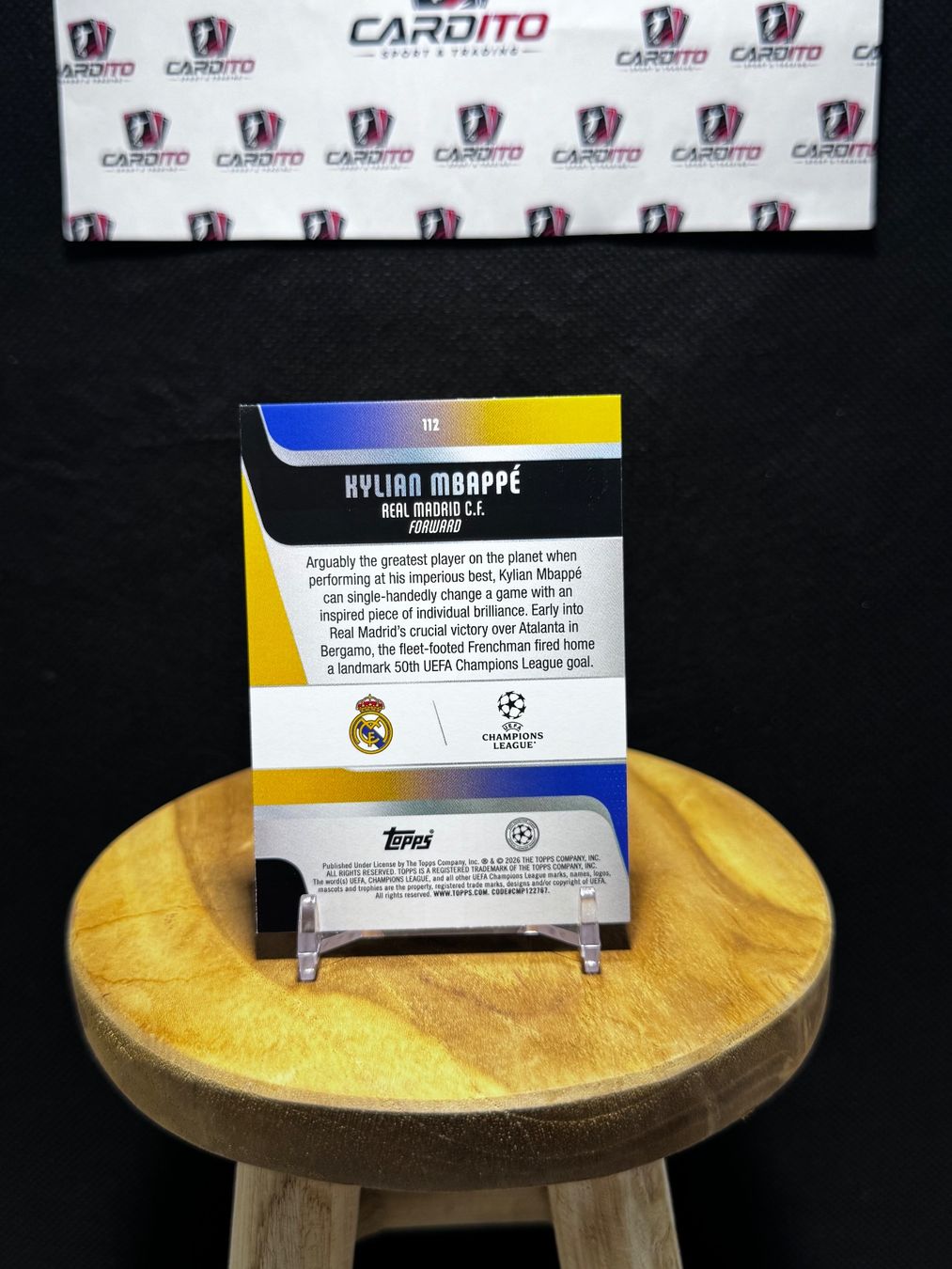 Topps Sammelbilder & Trading cards: 2025-26 Topps Flagship UCC Kylian Mbappé /99 – Gebraucht aus Reconvilier von Cardito 1