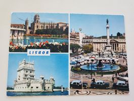 Ansichtskarte Portugal Lisboa Lissabon 1966 2.5 Escudo avion