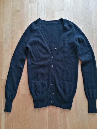 Schwarze 100% Kaschmir Jacke Zara Gr. S