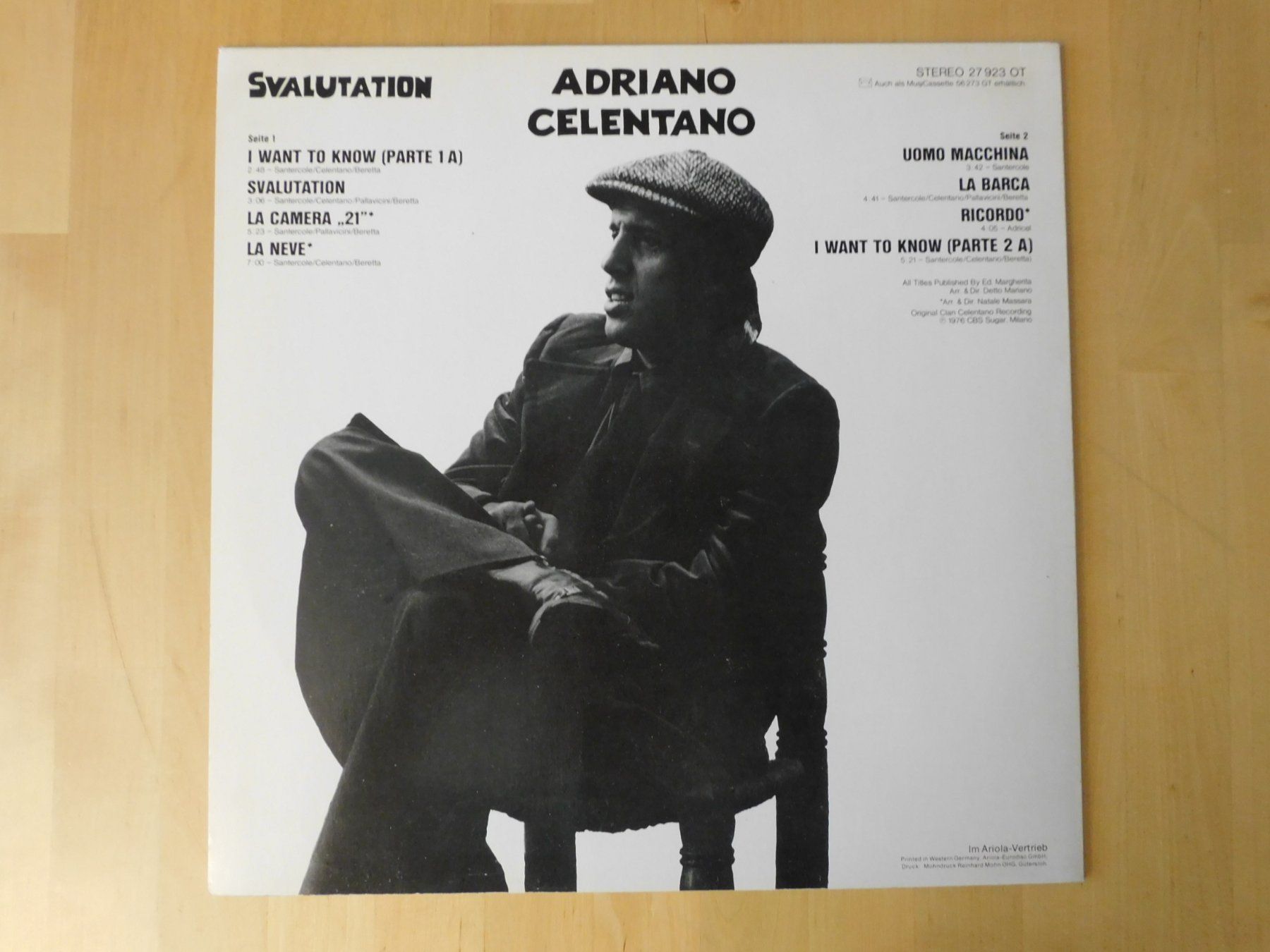 Dischi in vinile: Adriano Celentano ‎– Svalutation – Usato da Emmenbrücke venduto da Dickens 1