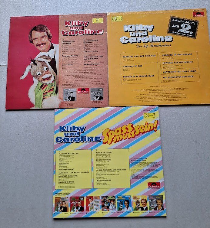 Dischi in vinile: 3 Langspielplatten von Klibi und Caroline – Usato da Alpnach Dorf venduto da MZ001 1