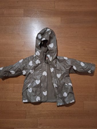 ZARA Kinderregenjacke mit Fleece, Grösse 86 Top Zustand
