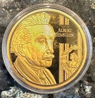 Albert Einstein 20. Jahrhundert Gedenkprägung, Sammlerstück