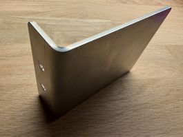 3 Stk. Stahlwinkel rostfrei, 106x80x31-3mm