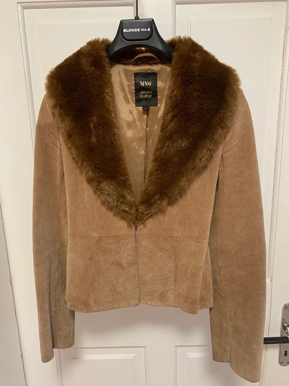 Mango Vestes: echte Lederjacke mit Fell – D'occasion à Wil SG par WauWauBoutique