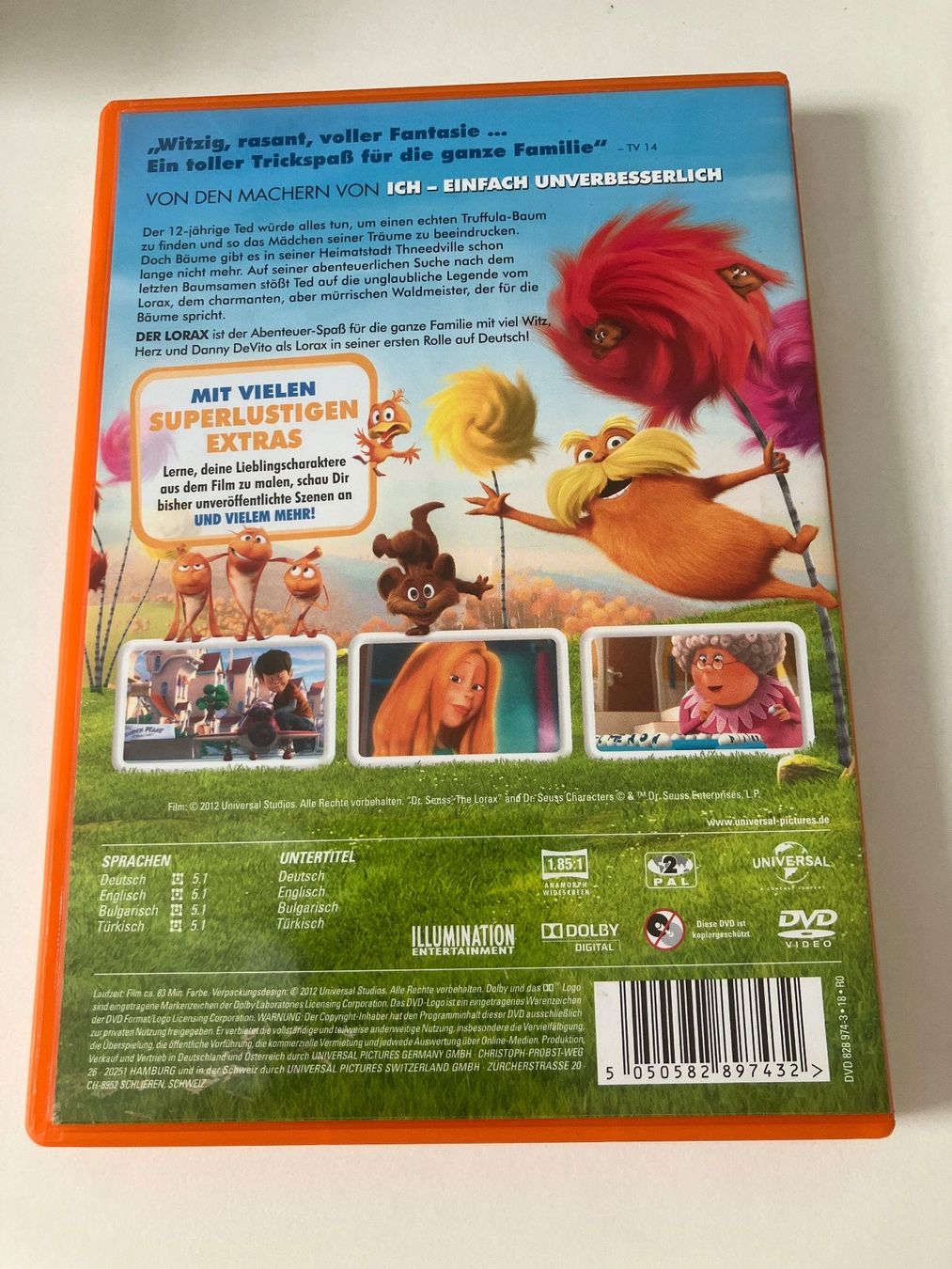 Tous les DVDs: Lorax - DVD – D'occasion à Arbon par JoJoAs 1