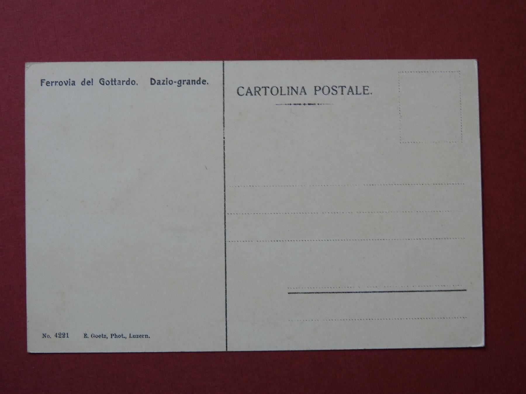 Cartoline postali: AK - Ferrovia del Gottardo – Usato da Rain venduto da 999-800-K 1