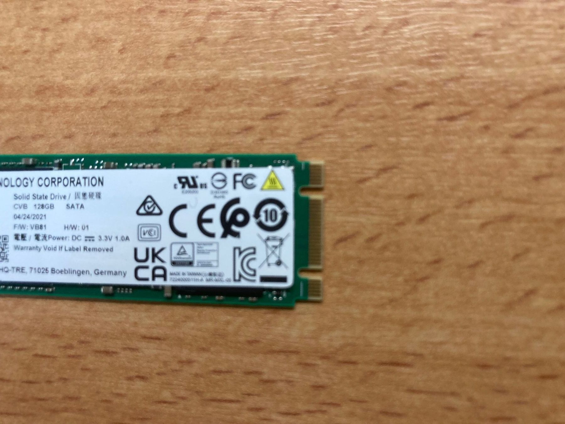 Disques durs: Interne SSD, 128 GB SATA Solid State Drive, HP – D'occasion à Dielsdorf par Textron 4