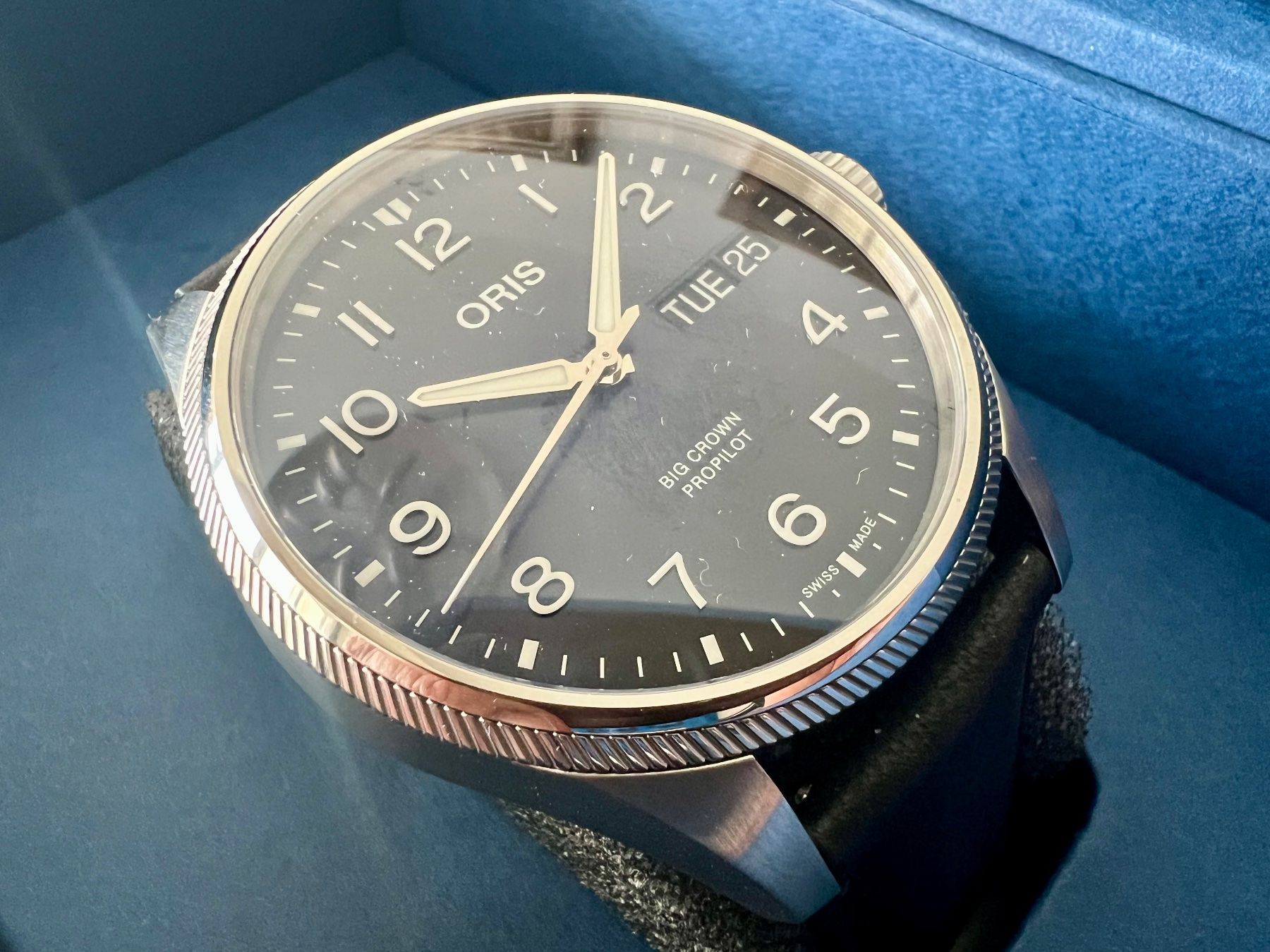 Oris Orologi: ORIS Big Crown Propilot Day Date, Full Set, Blue dial,Fr2250 – Nuovo e nell'imballaggio originale da Le Mont-sur-Lausanne venduto da LycaGallery 3