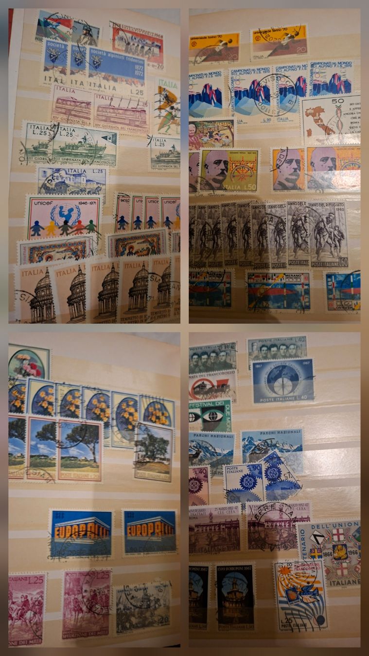 Tutti i francobolli: Briefmarken Sammlung Italien  – Usato da Balgach venduto da SIMEON27 4