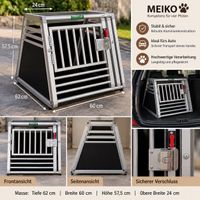 Meiko Hundebox Aluminium 62x60x57.5 cm gebraucht