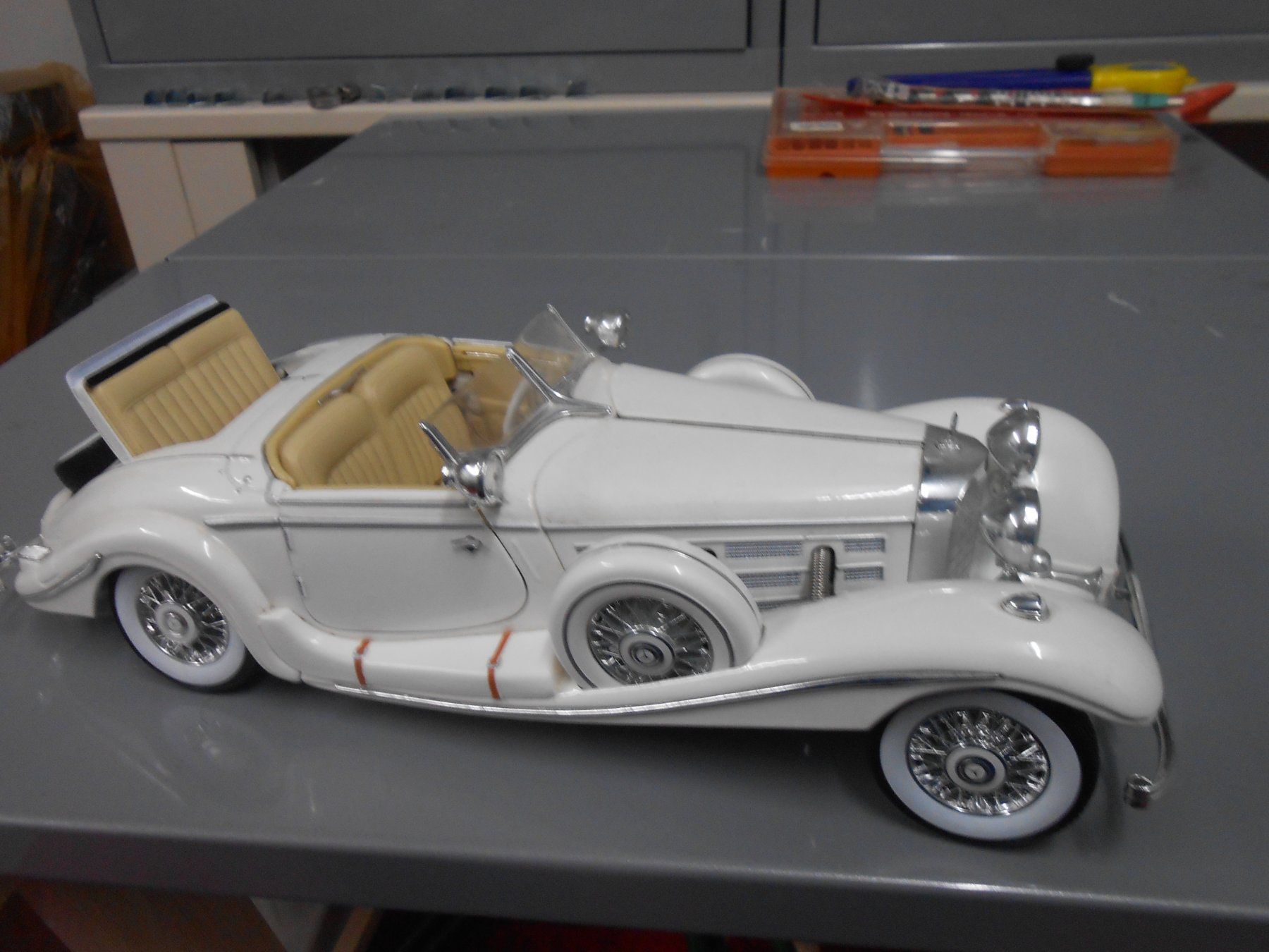 Kit di modellismo & Modellini statici: Mercedes Cabrio Oldtimer  Model aus Metall – Usato da Hittnau venduto da luxor3