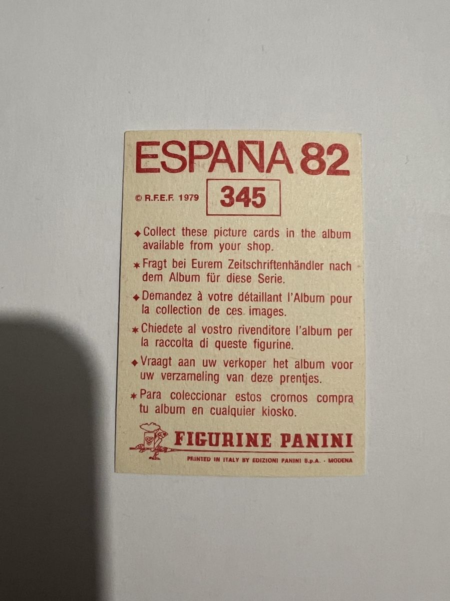 Panini Carte collezionabili: Panini WM 82 Bild – Usato da Willisau venduto da Neiro77 1