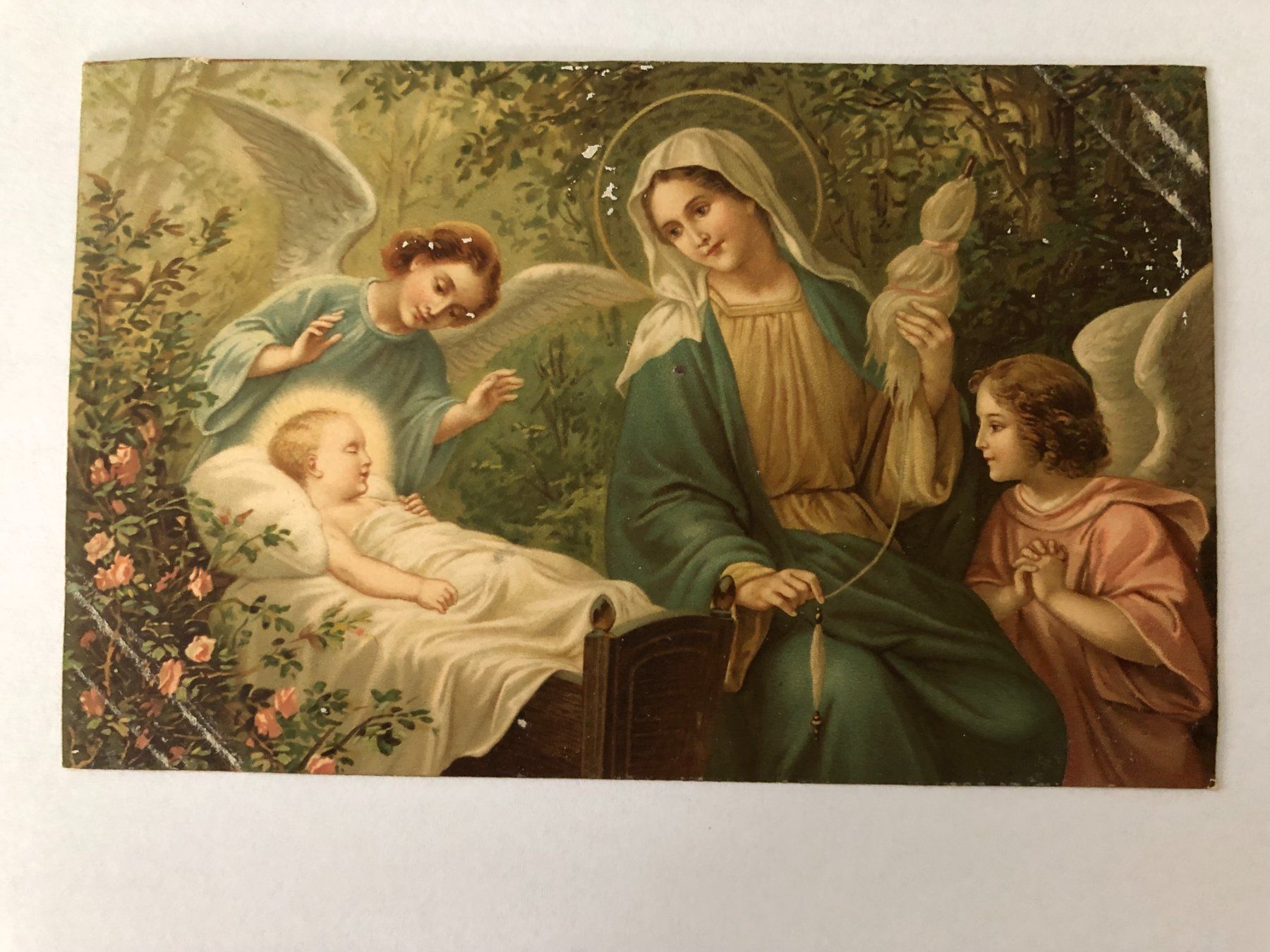 Ansichtskarten: Engel und Jesuskind 1913 – Gebraucht aus Pfäffikon ZH von Waltoversand