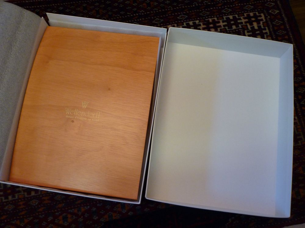 Wellendorff Collier-Box, Edle Holz Schatulle (Neu (gemäss Beschreibung ...