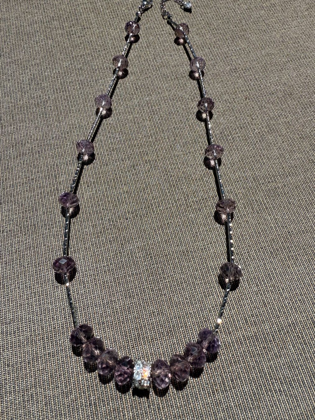Catenine: Amethyst Halskette Choker Halsschmuck Collier 40 cm – Nuovo (secondo la descrizione) da Rotkreuz venduto da beltraum 7
