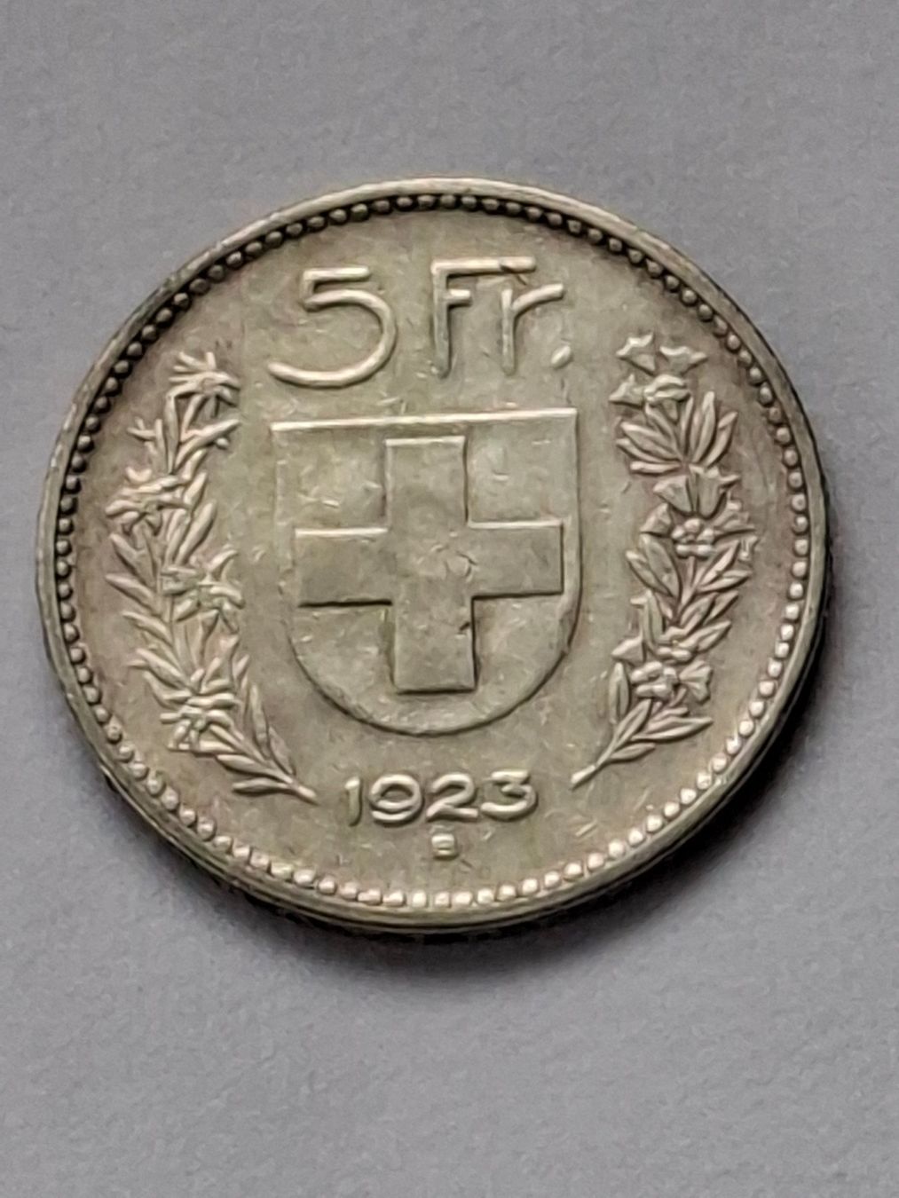 Tutti le monete: 5 Franken 1923 Schweiz – Usato da Dällikon venduto da Toyfan 1