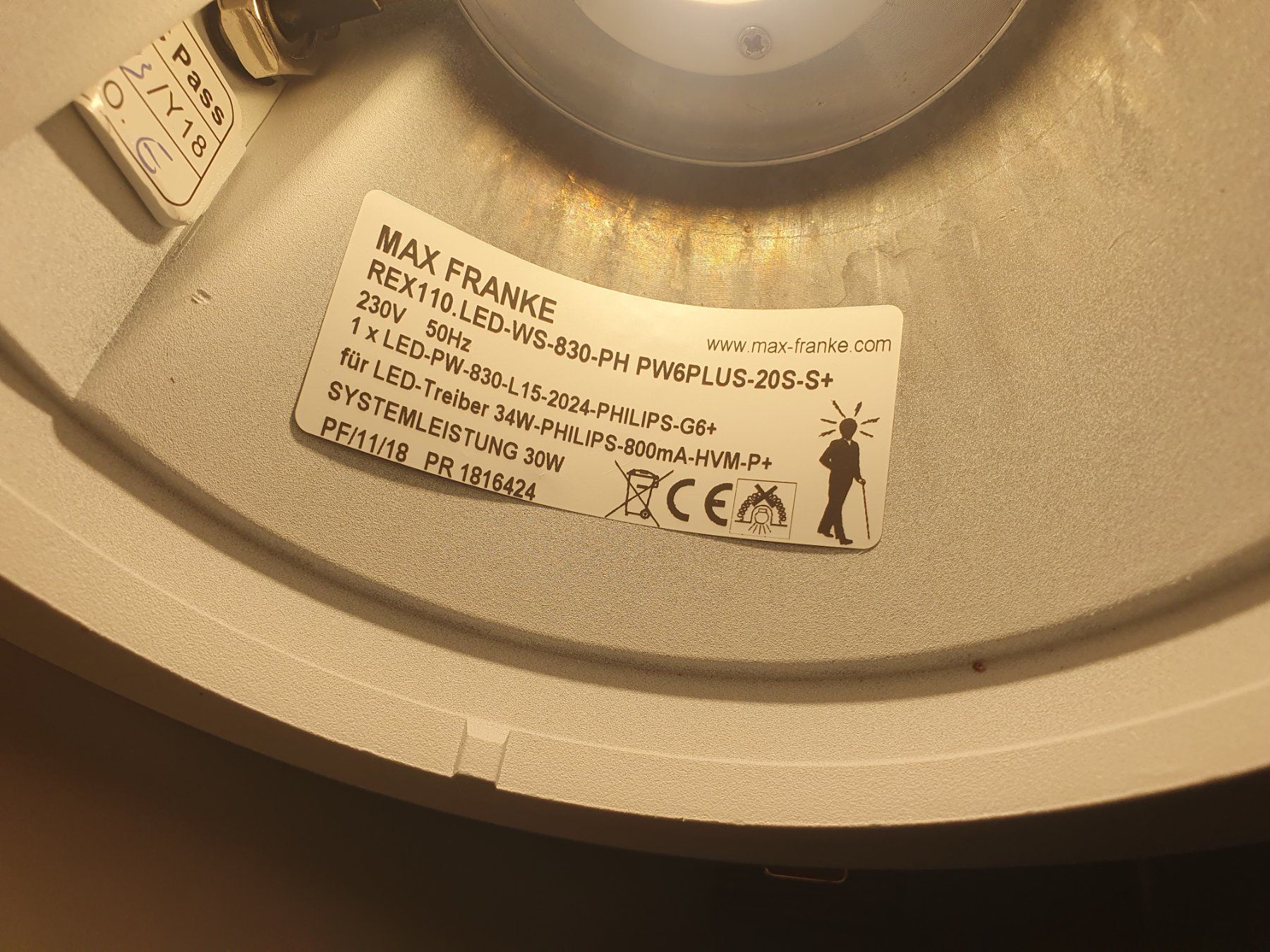 Lampade: LED Deckeneinbauleuchte max franke rex110 Einbaustrahler Spo – Usato da Zürich venduto da eymen20 6