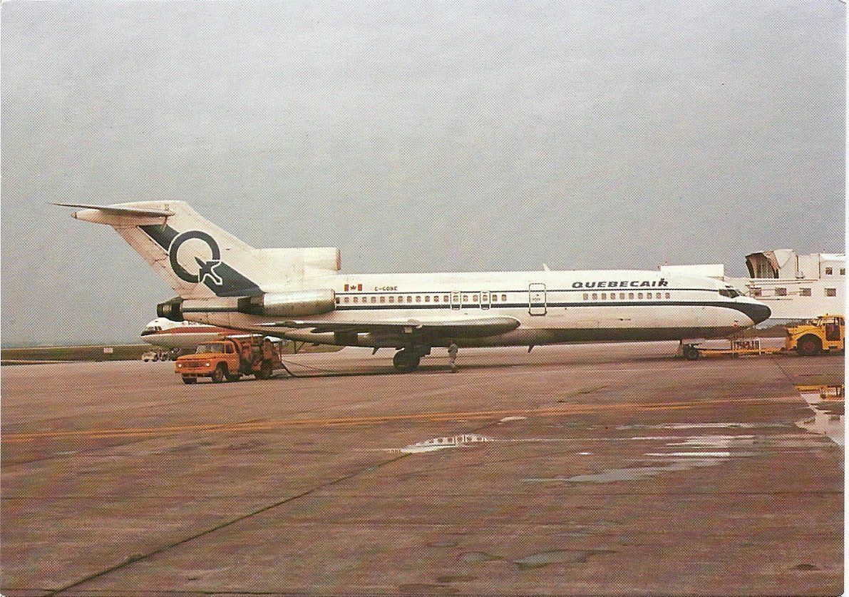Ansichtskarten: Quebecair Boeing 727-200 C-GOBE – Neu und originalverpackt aus Thun von Abigboss