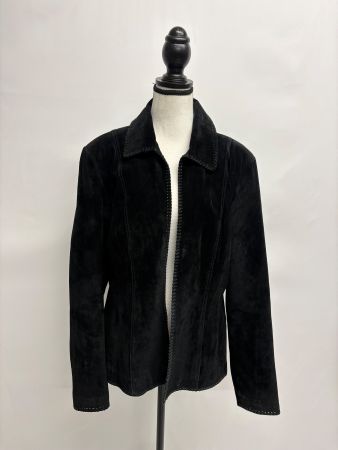 Saguaro Wildlederjacke Gr. L schwarz Vintage
