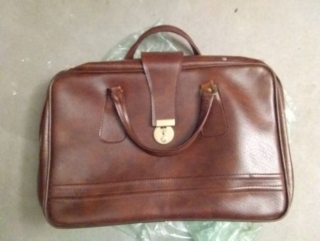 KOFFER (Reisetasche) Braun m.Tragriemen