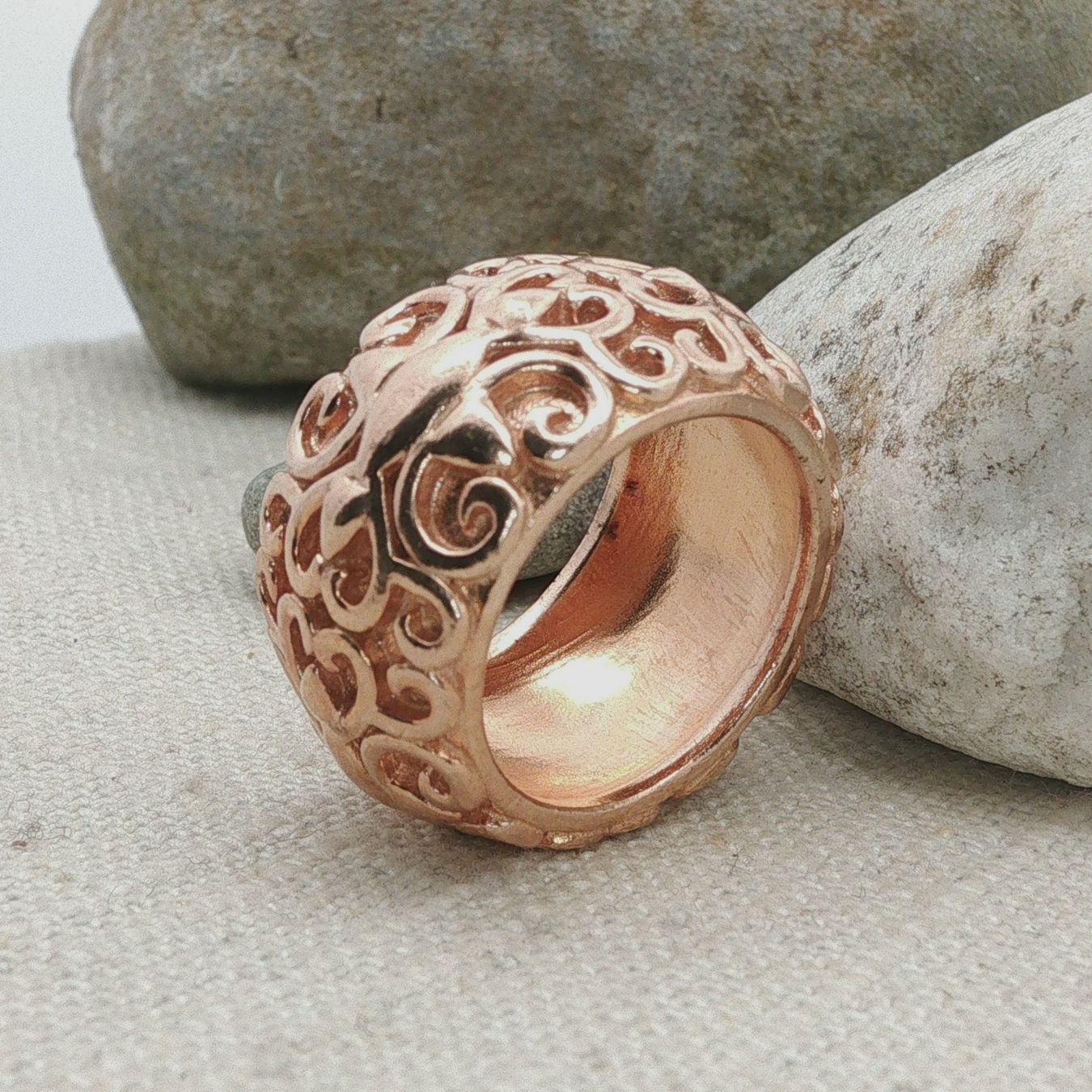 Olga Ribler Anelli: 925 Sterling Silber Statement Ring Grösse 56 – Nuovo (secondo la descrizione) da Luzern venduto da Schmuckoutlet