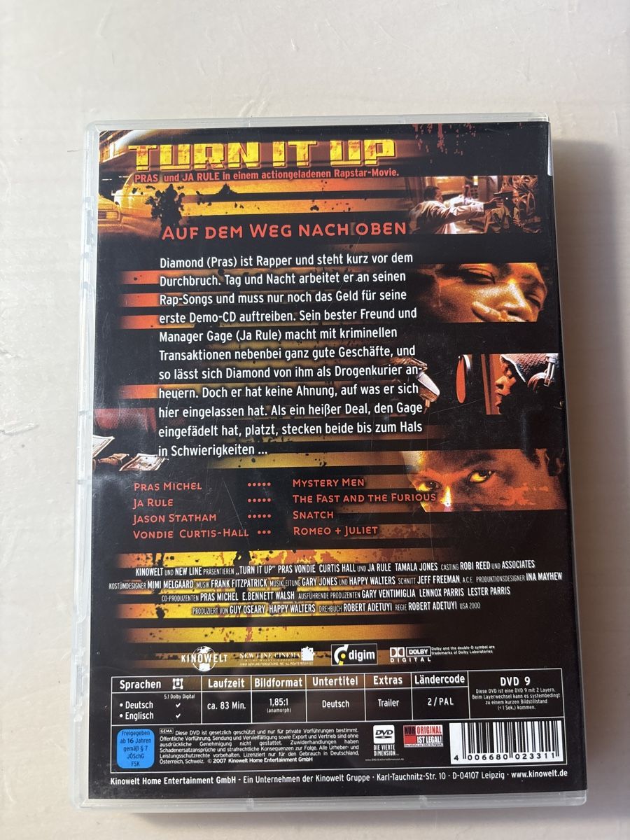 Tutti i DVDs: Turn it up (0325) – Usato da Ruswil venduto da Slivio_ 1