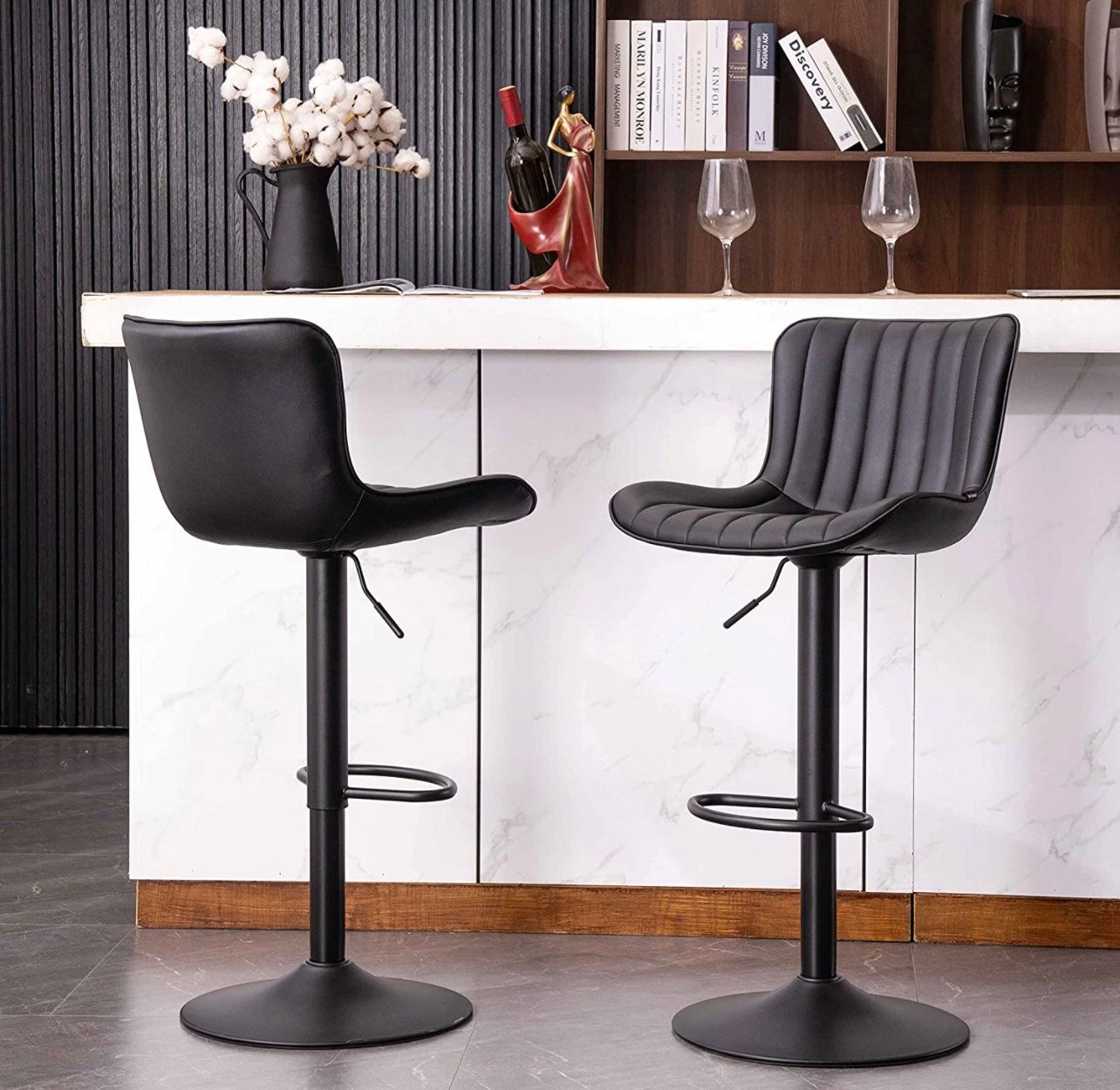 Sgabelli: + Kidol & Shellder Barhocker, PU Leder 2-er Set – Nuovo e nell'imballaggio originale da Amriswil venduto da JaJa-Express 2