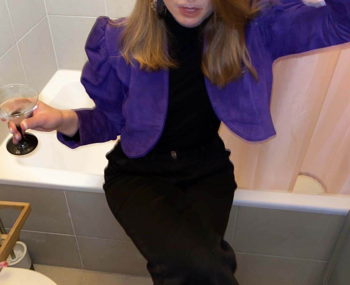 Vestes: VINTAGE | Velvet Jacket – D'occasion à Zürich par lachatelain
