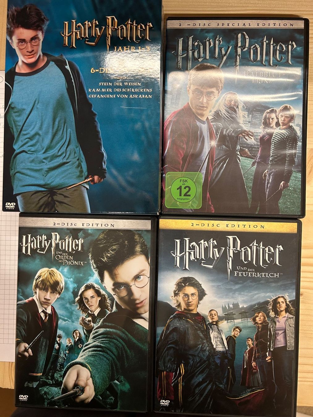 Alle DVDs: Harry Potter Filme 1-6 – Gebraucht aus Bassersdorf von Winti8406 1