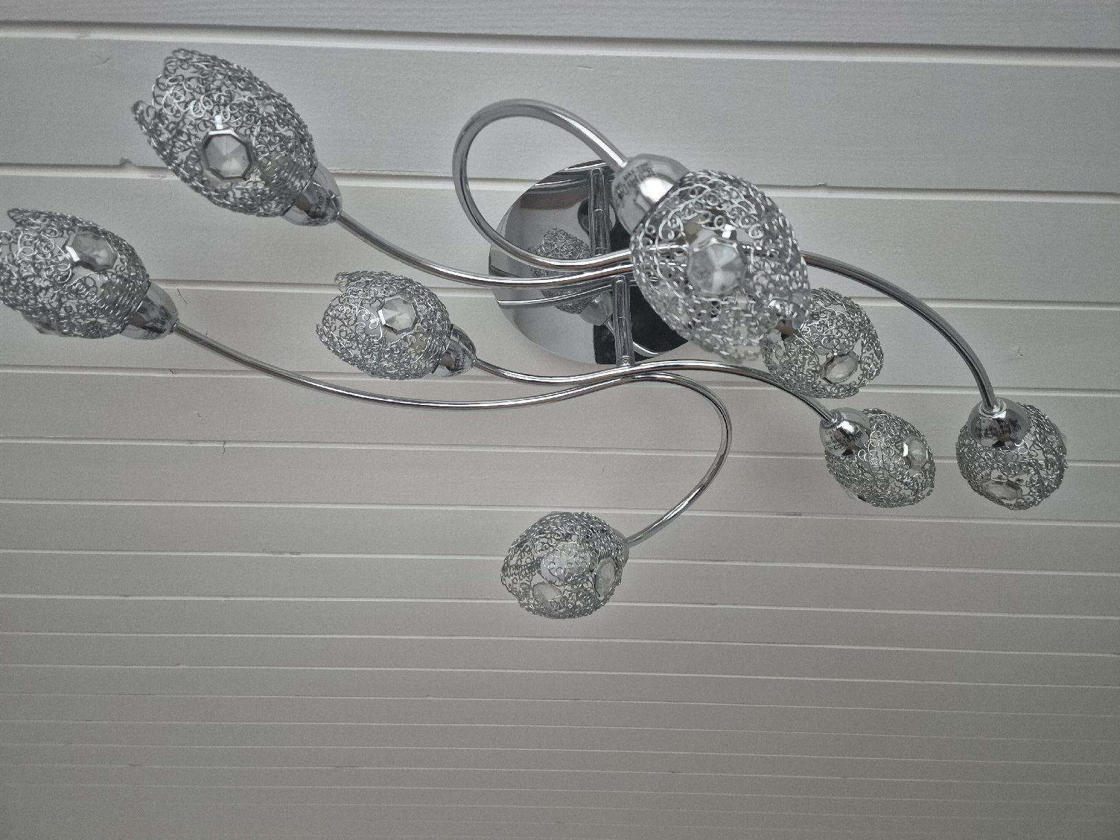 Lustres & lampes de plafonds: Moderne Deckenlampe Silber – D'occasion à Neftenbach par pnp_p22x 2