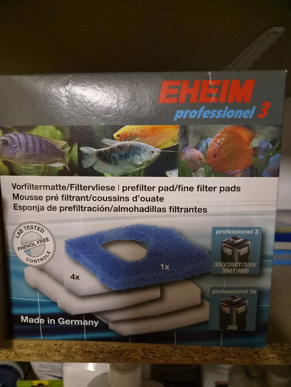 Eheim Filtri: 3 Pack EHEIM professionel 3 Vorfiltermatte Filtervlies Set – Nuovo e nell'imballaggio originale da Luzern venduto da Zanclus