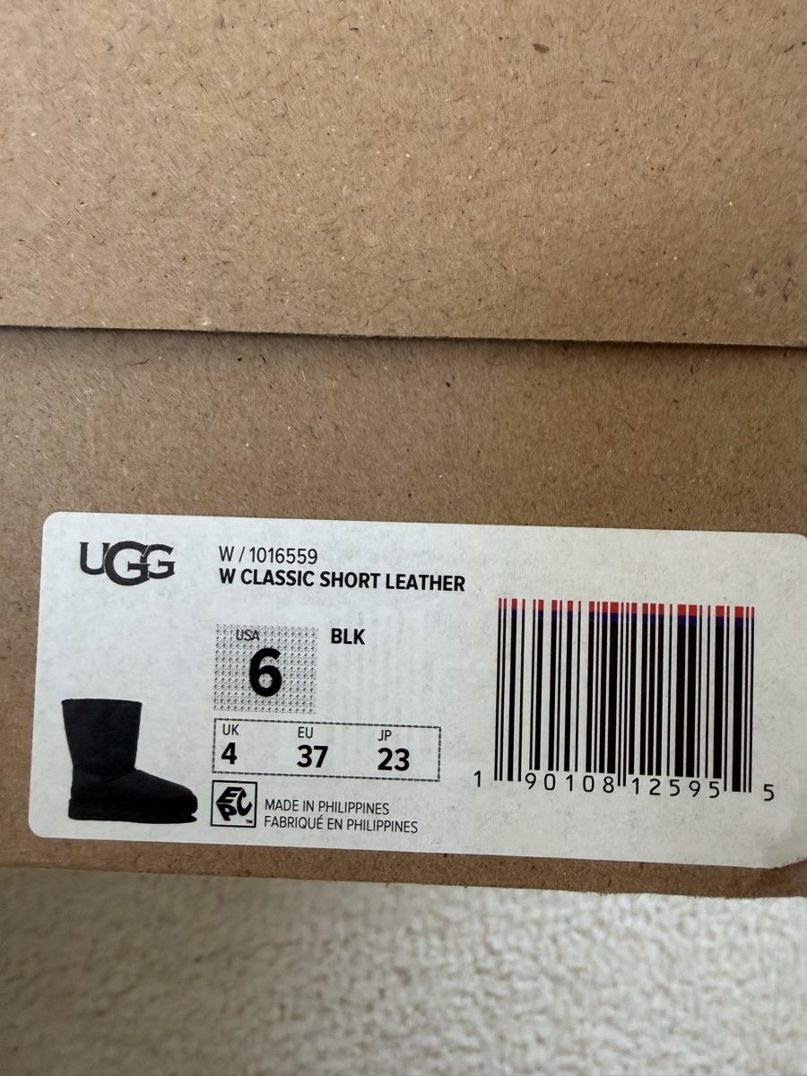 Ugg Herrenschuhe: Stivali UGG Classic Short Leather neri EU 37 – Neu (gemäss Beschreibung) aus Lugano von can_xdd8 6