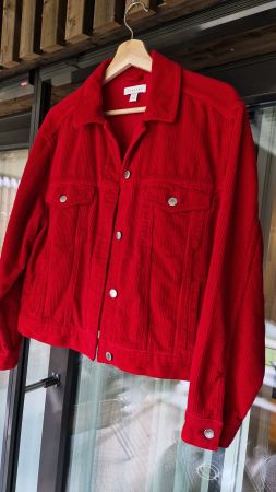 Veste velours côtelé