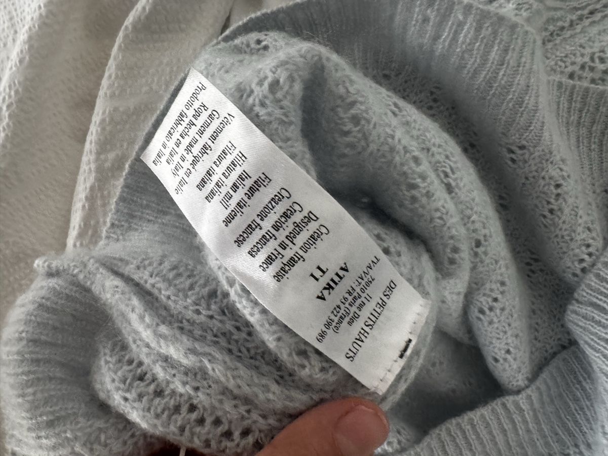 Des Petits Hauts Pullover & Sweatshirts: Pull des Petits hauts bleu ciel très bon état  – Gebraucht aus Zürich von SwissTech37 3