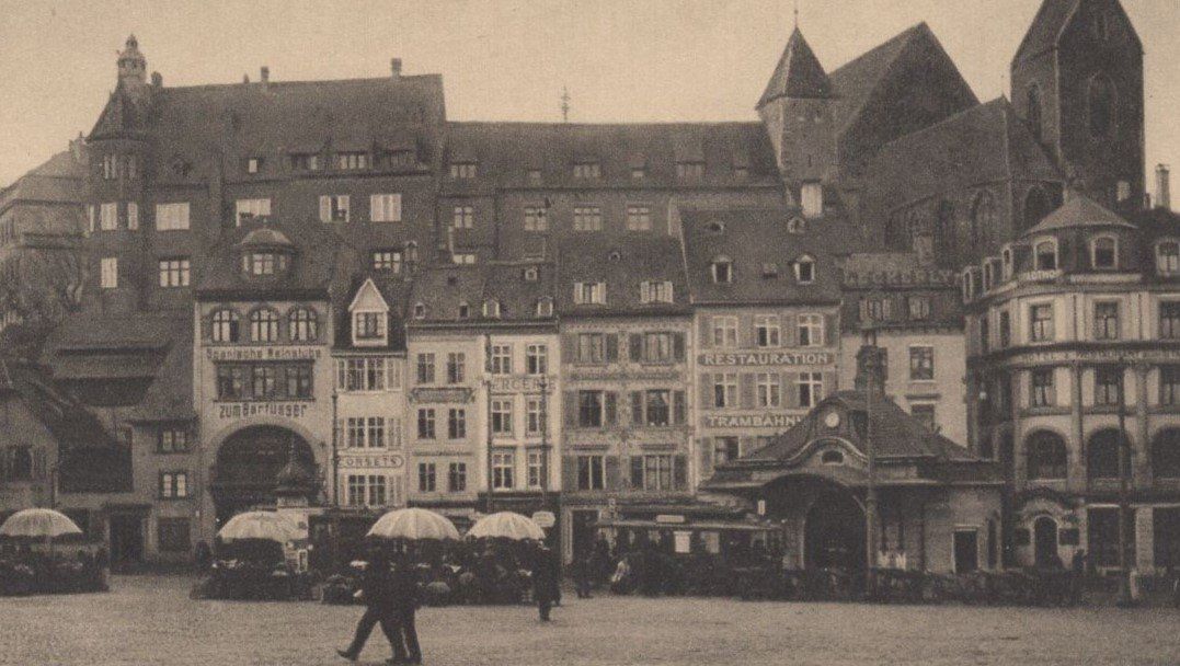 Ansichtskarten: Basel   Barfüserplatz – Gebraucht aus Aarau von kufi44 1
