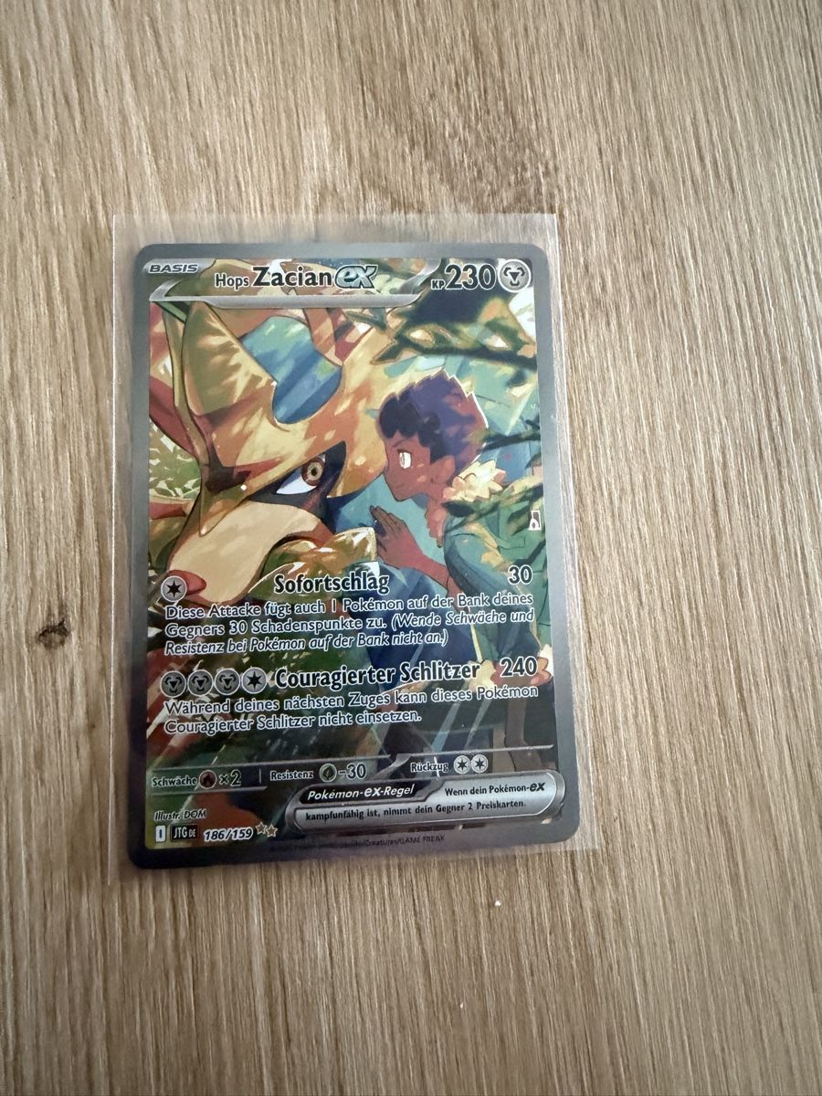 Pokémon Carte collezionabili: HOPS ZACIAM EX 186 DE – Nuovo (secondo la descrizione) da Gränichen venduto da eni_vn8k