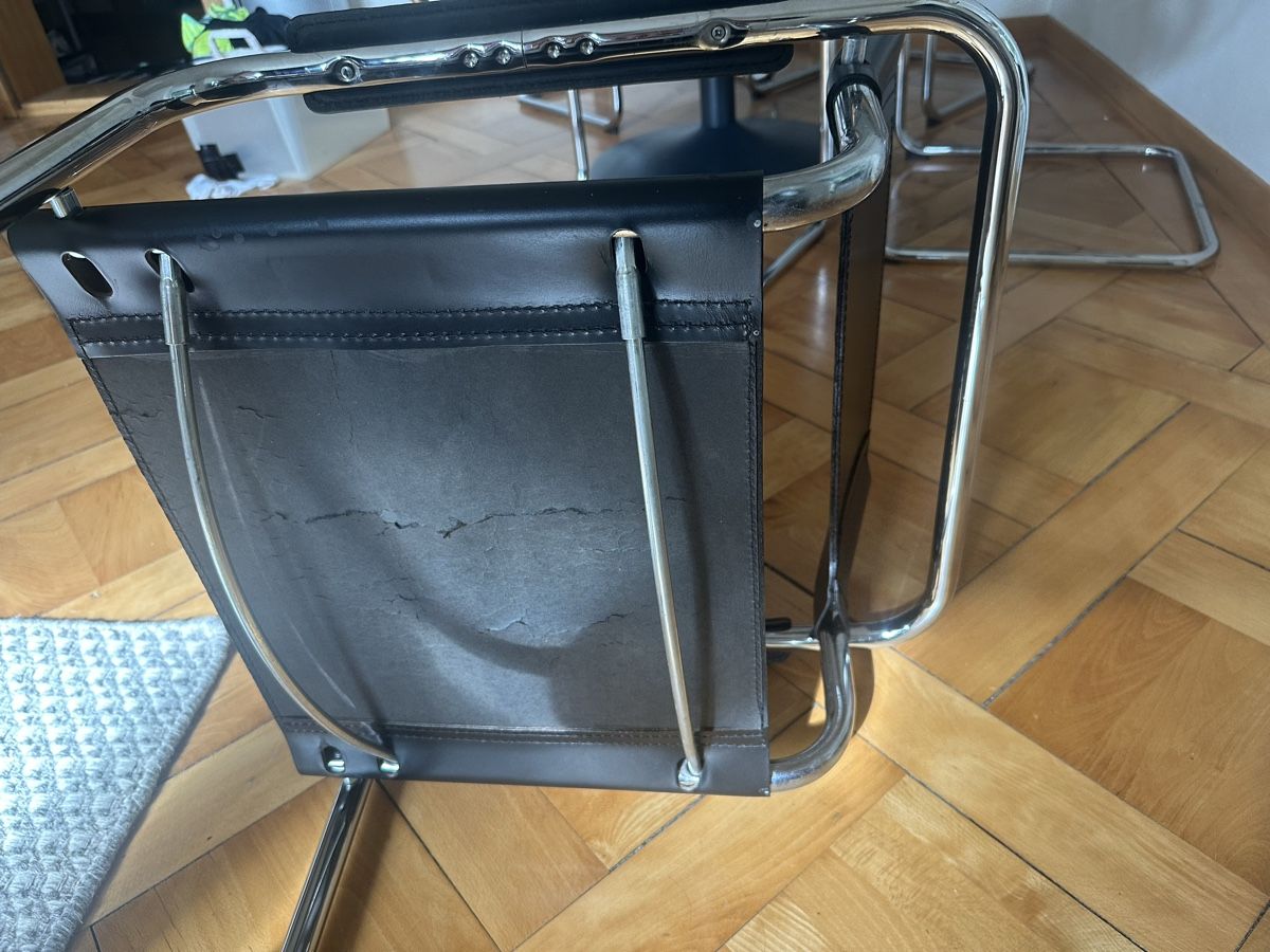 Stühle: 2x Freischwingerstühle Leder – Gebraucht aus Männedorf von willywonka14 2