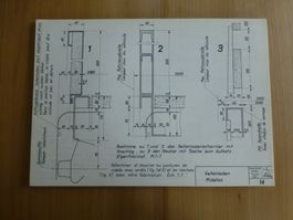 Karosserie Fachzeichnen, Karosserieschlosser 1950/60 Nr.14